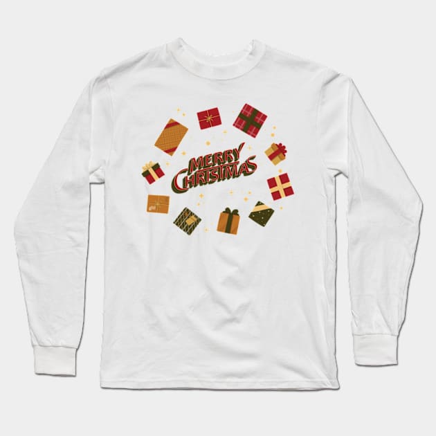 Christmas Present nbg Long Sleeve T-Shirt by yphien